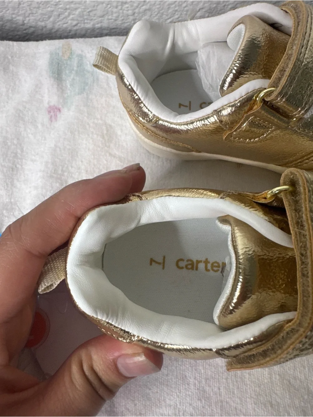 Carters shiny gold